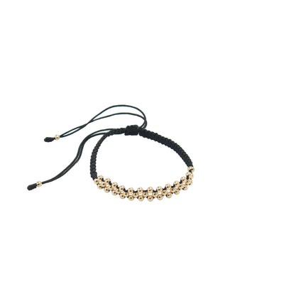 Pulsera b3 mm tejido tipo rosita
