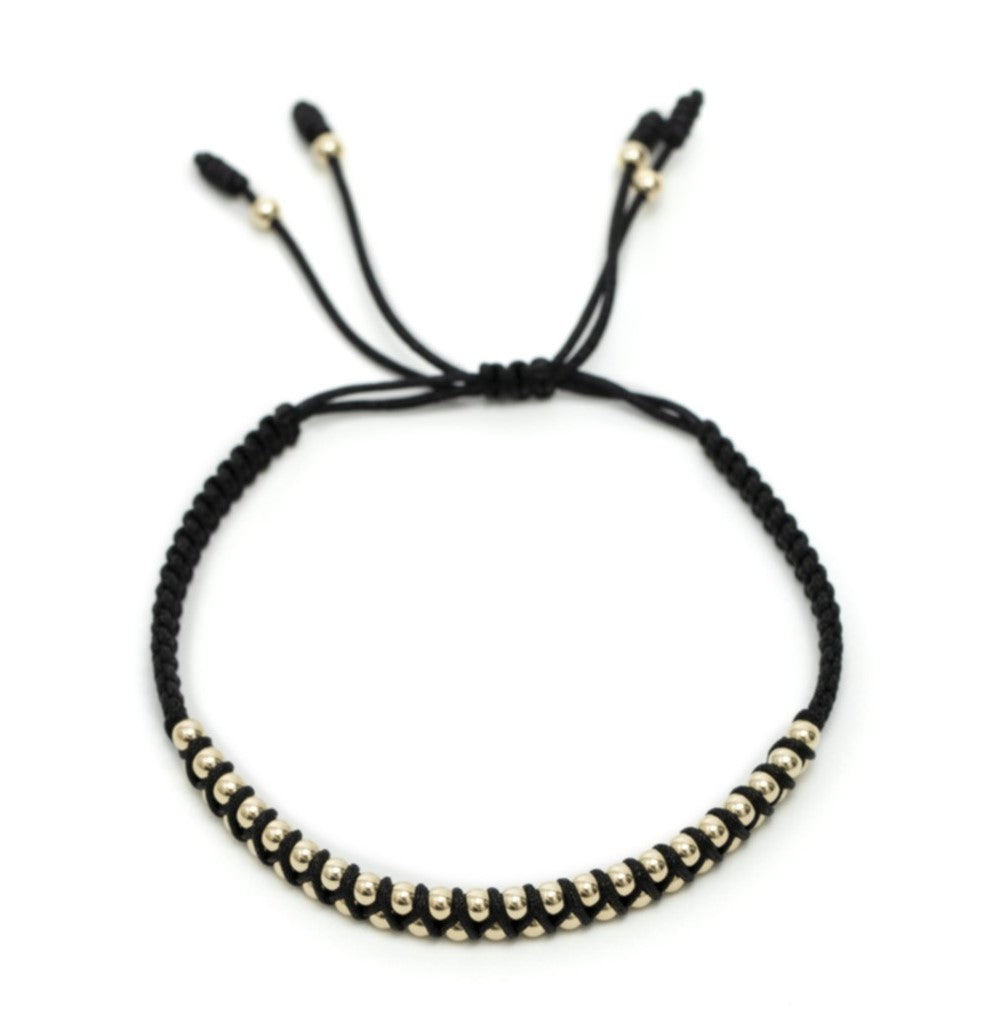 Pulsera Unisex Oro Laminado Zig Zag 5mm