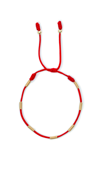 PULSERAS 7 NUDOS LAMINADA AJUSTABLE