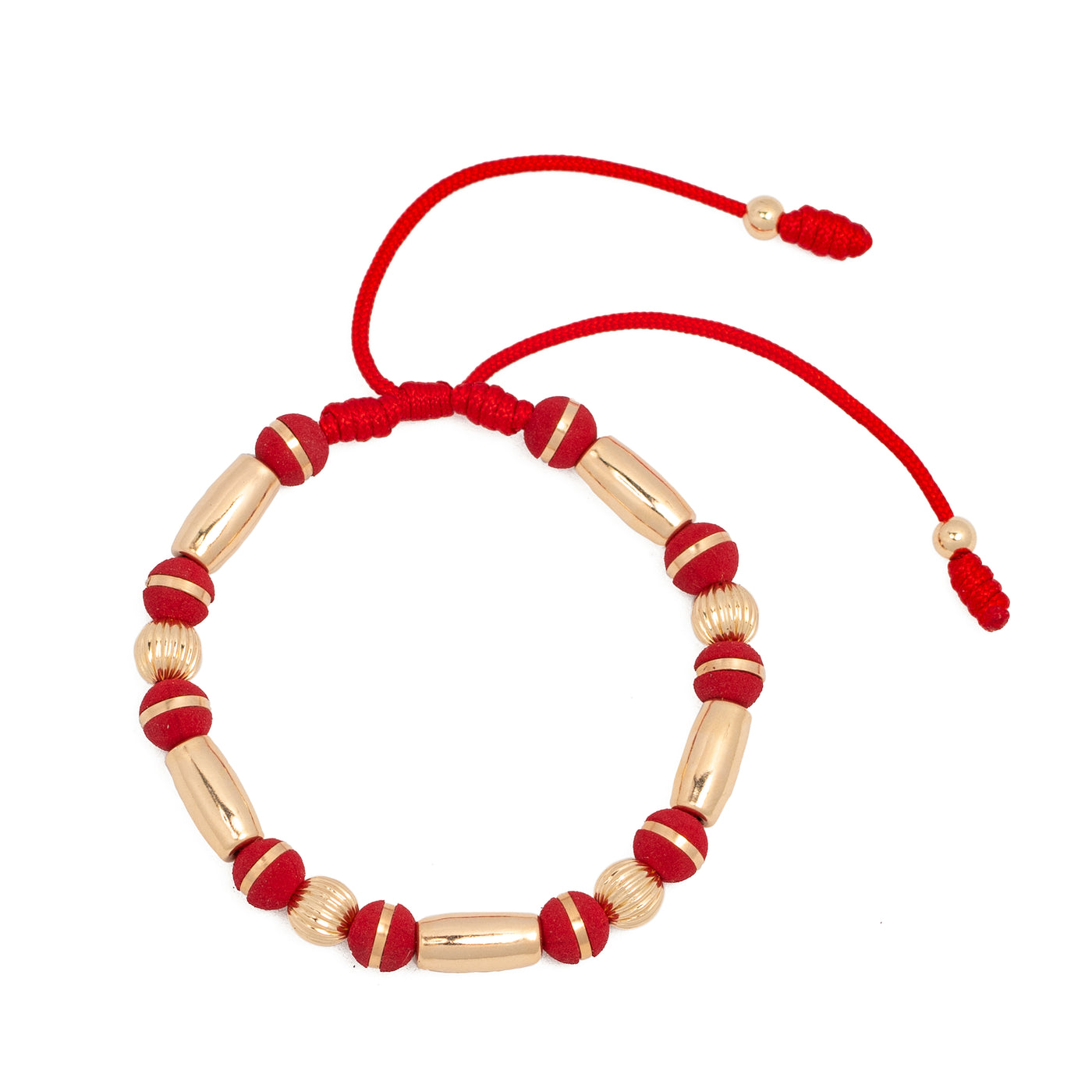 Pulsera barriles lisos dorados – DTDA 6 – Neo 6