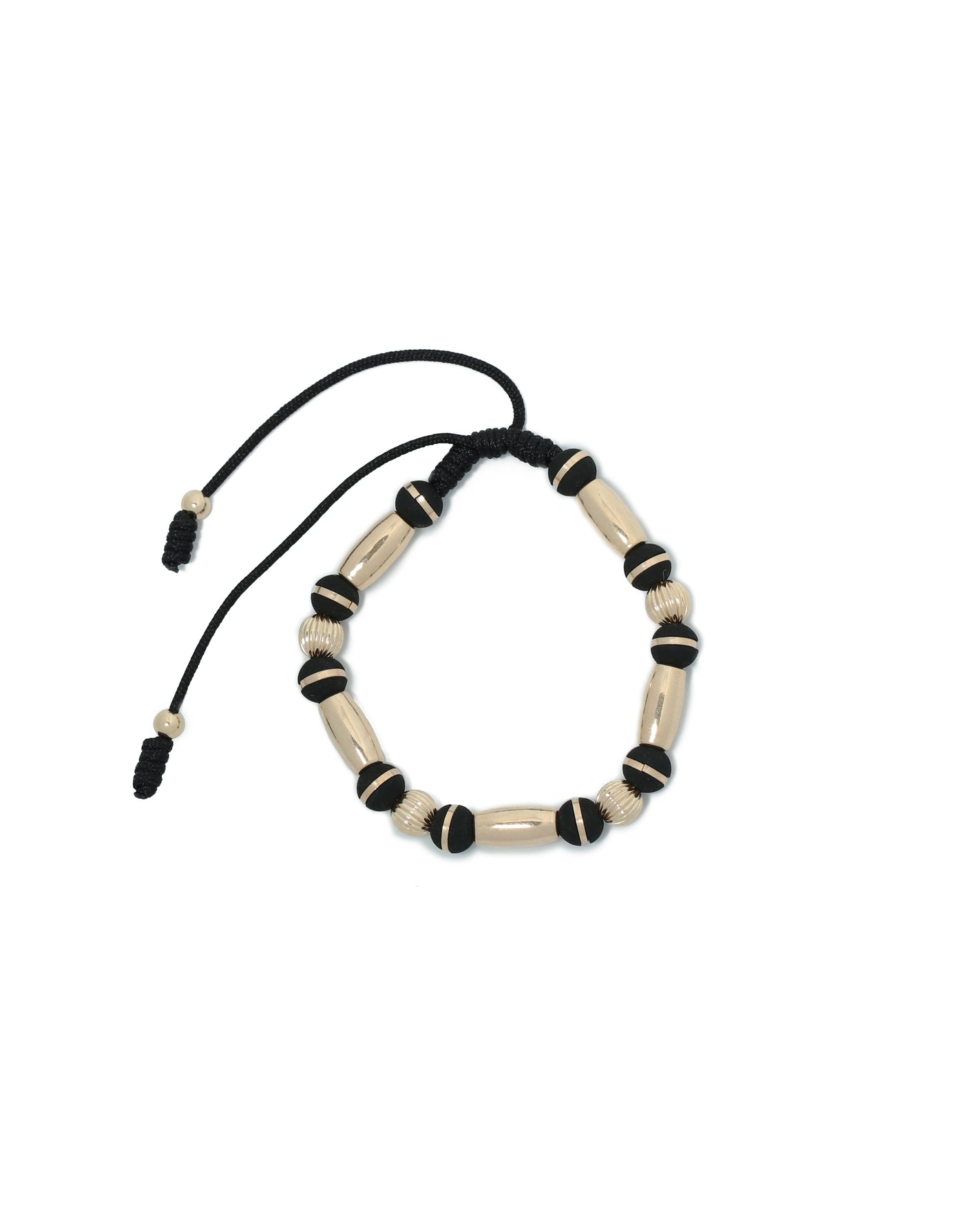 PULSERA BARRILES LISOS DORADOS- DTDA 6 - NEO 6