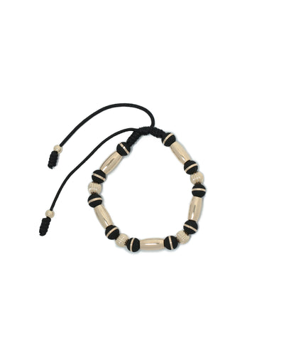 PULSERA BARRILES LISOS DORADOS- DTDA 6 - NEO 6