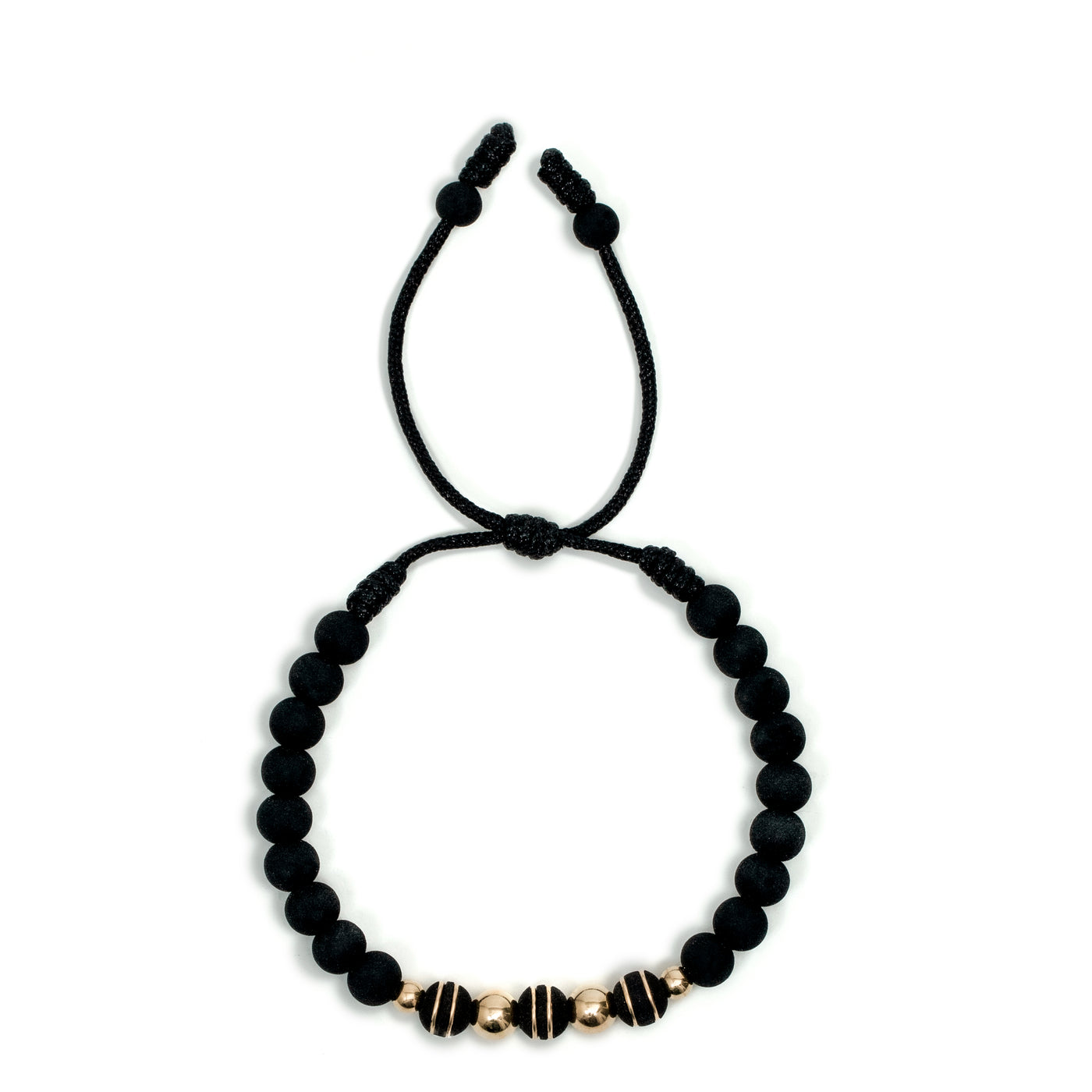 Pulsera oro laminado dorada neo doble aro bola 6mm y bola 4mm