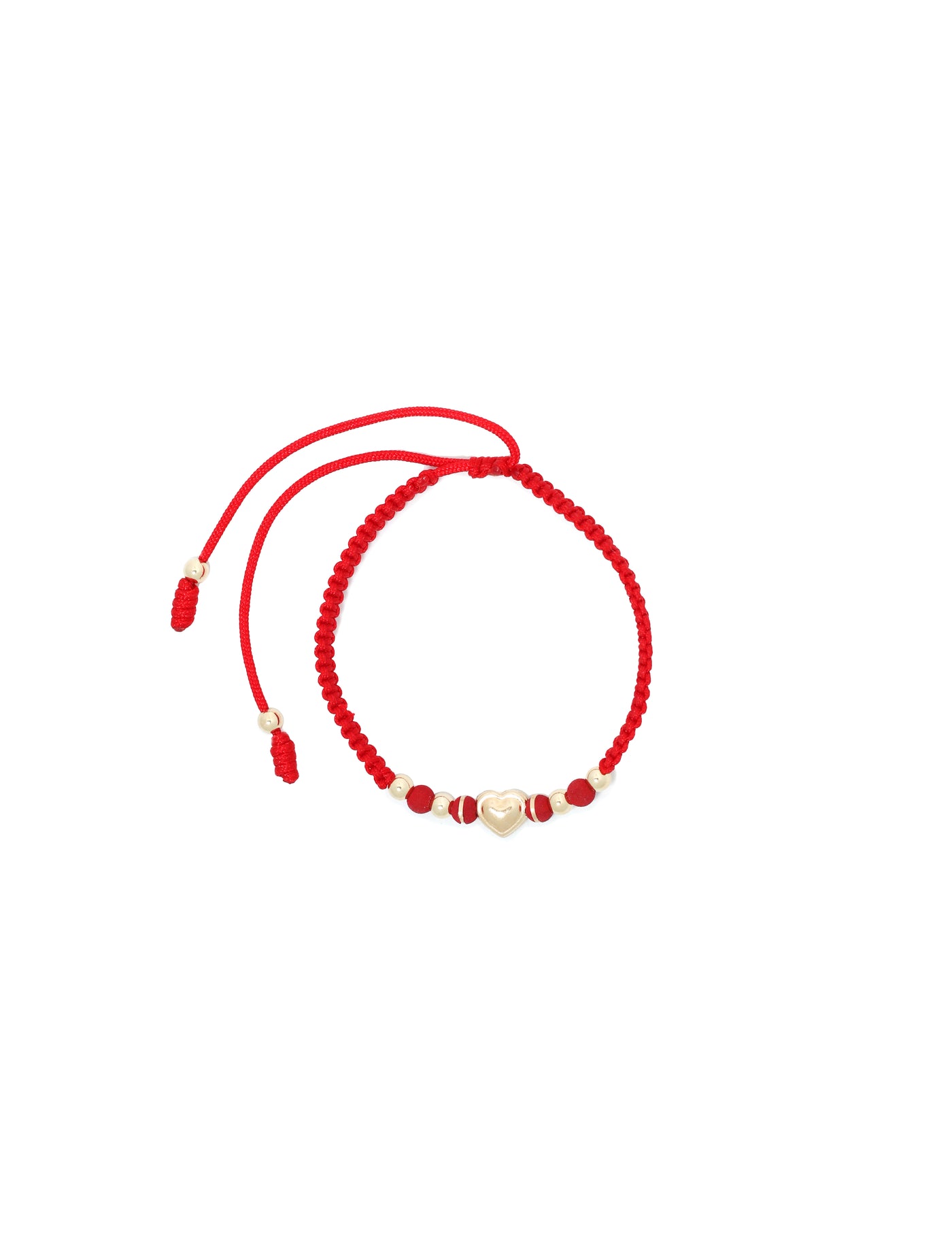 PULSERA TEJIDA CORAZON