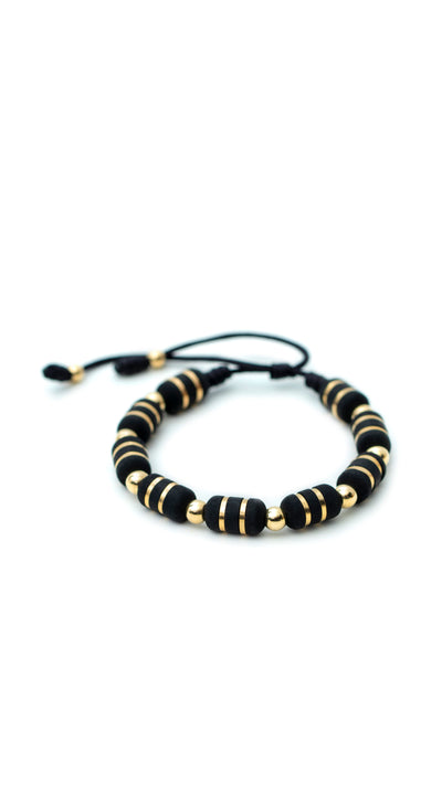 Pulsera Oro Laminado 18k Tejida 5mm