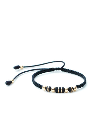 PULSERA B5MM TEJIDA BARRIL- NEO CINTA