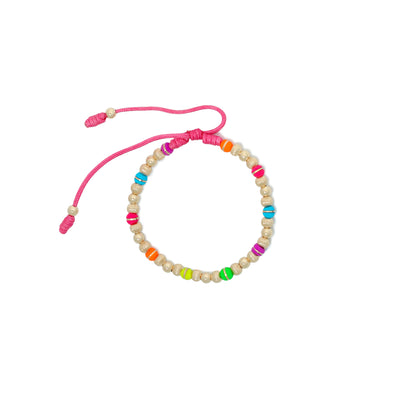 Pulsera trios b4 acanalada y lisa neo cinta