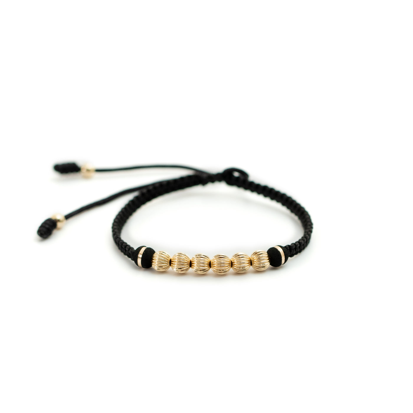 Pulsera tejida  acanalada