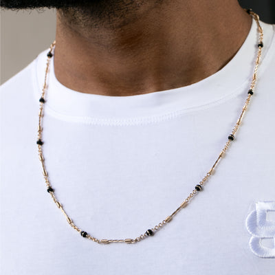 Collar Artesanal Greek Dorado Olympus Neopreno