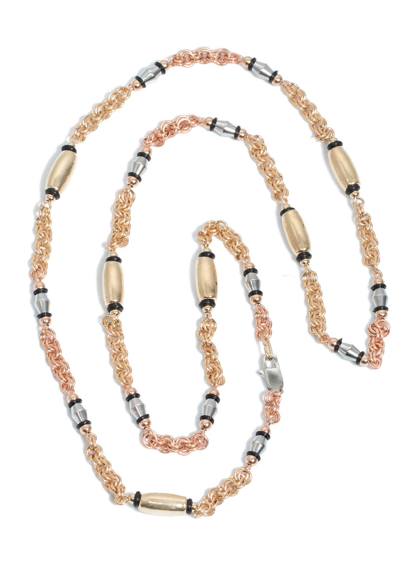 COLLAR LAM ARGOLLAS OVALO 3 TONOS
