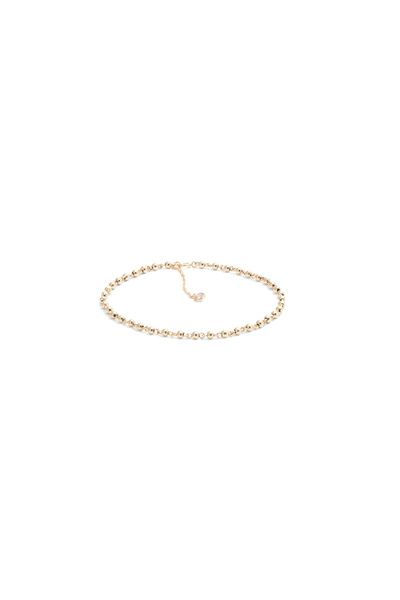 TOBILLERA 3MM ORO LAMINADO 18K DIJE TIPO  TIFFANY  DORADA
