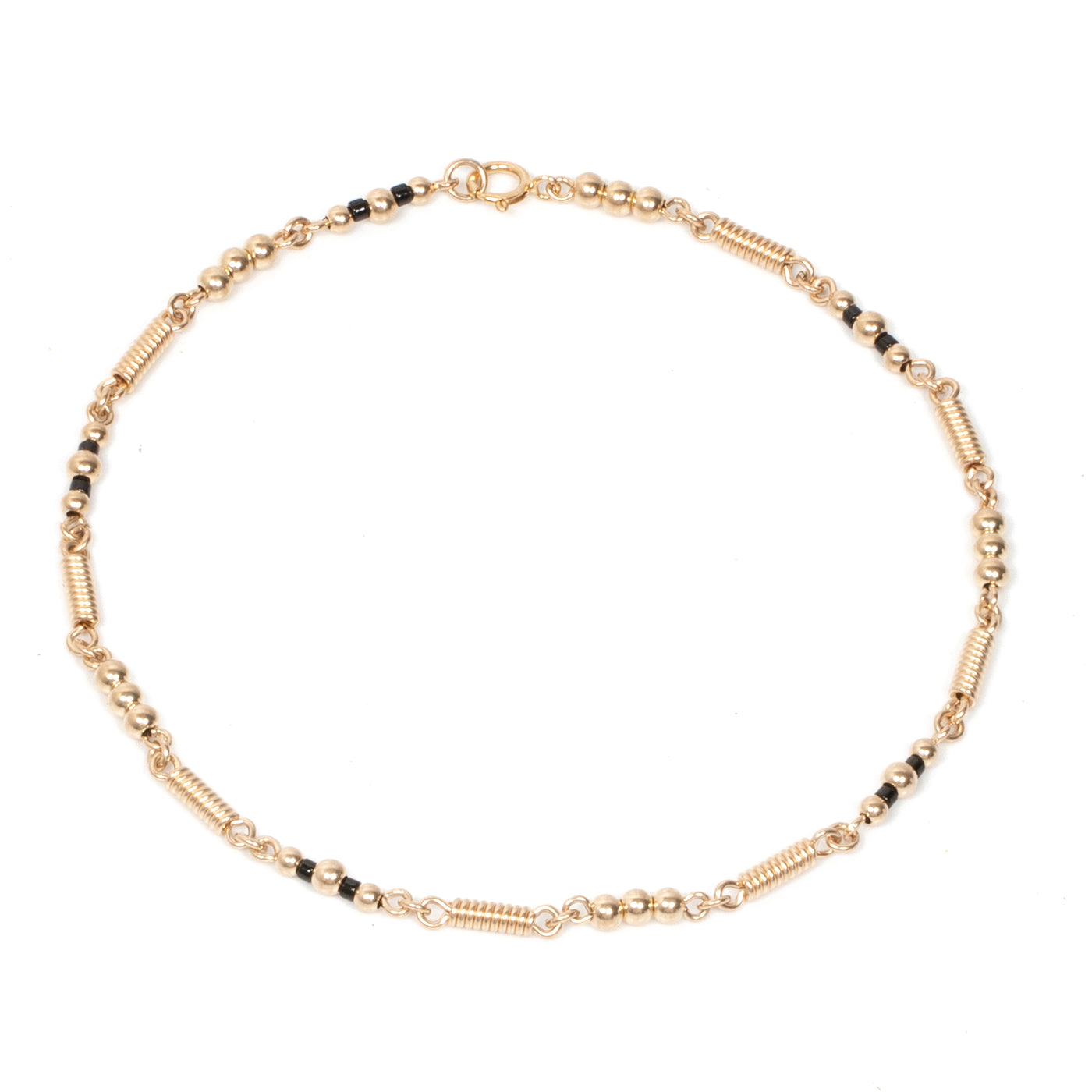 Tobillera Oro Laminado Dorada Tornillo Bola 3mm