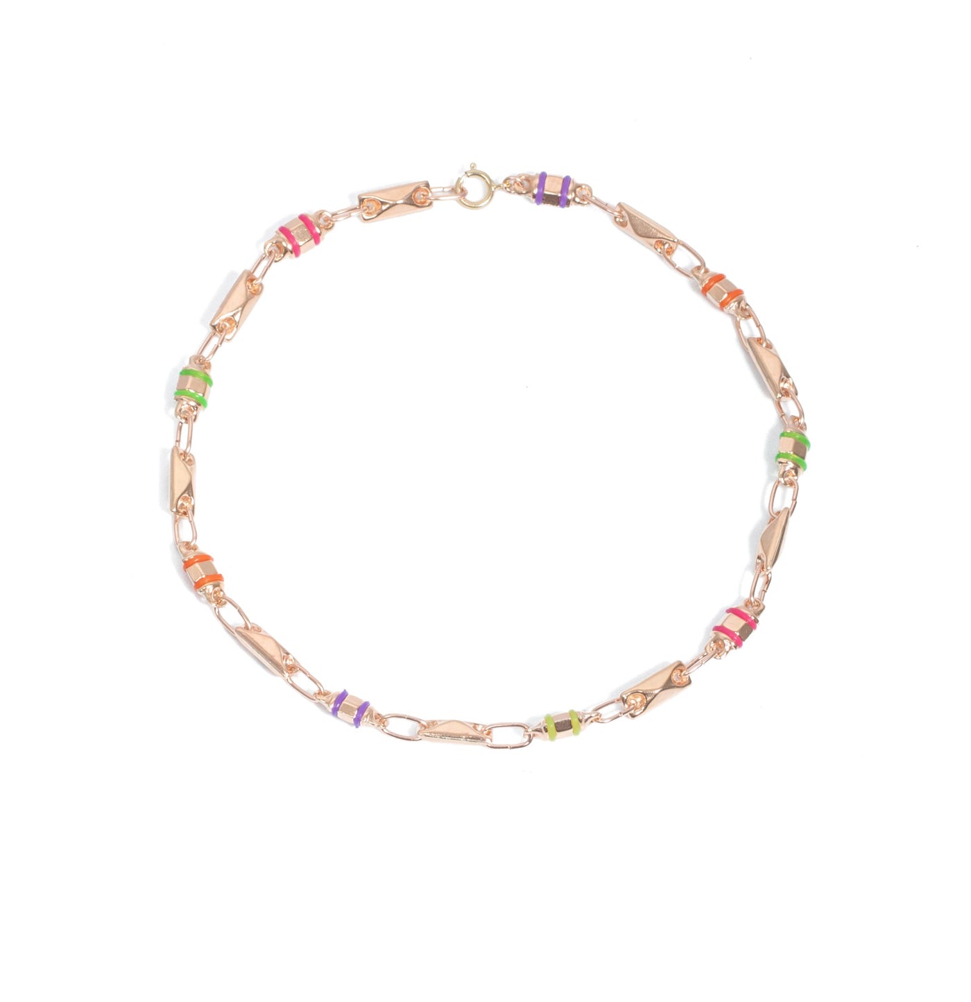 TOBILLERA RUSTICA LAM CAUCHOS ROSE