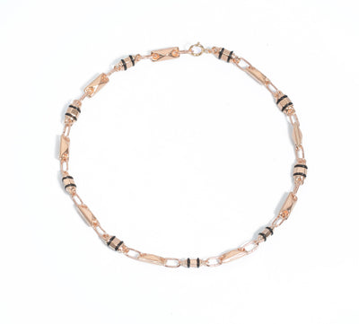TOBILLERA RUSTICA LAM CAUCHOS ROSE