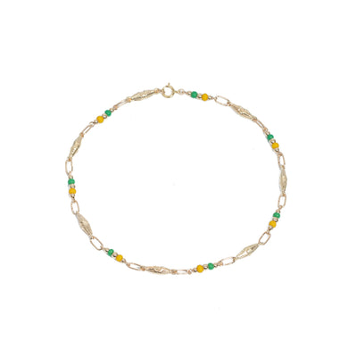 Tobillera Lam Rustica Mostacilla Dubai