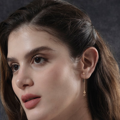 Arete univector oro laminado 18k