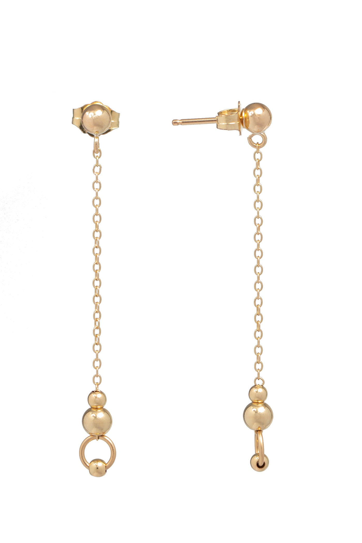 Arete univector oro laminado 18k