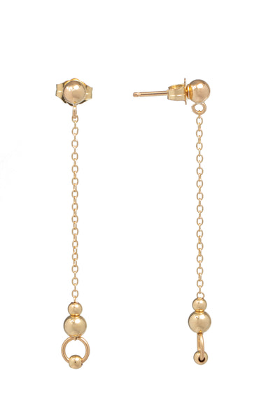 Arete univector oro laminado 18k