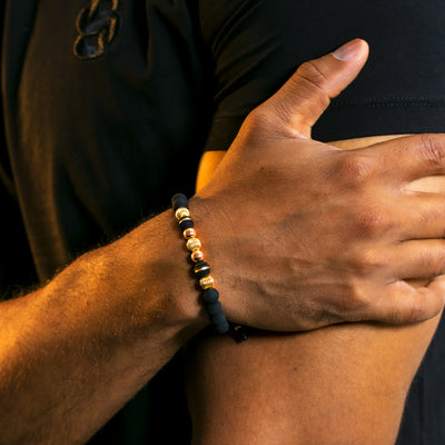 Pulsera Bicolor Acanalada