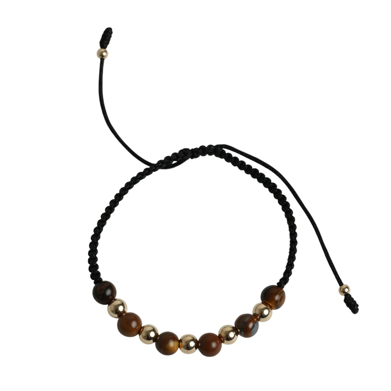 Pulsera tejida piedra malaquita b5