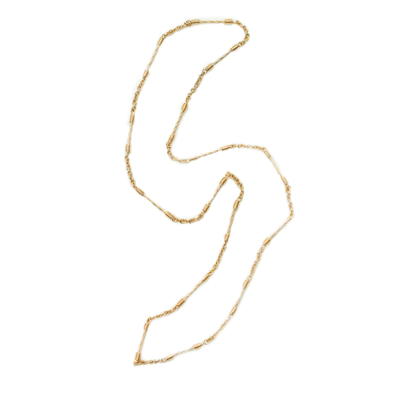 Collar Olympus Artesanal Rustico Dorado Greek