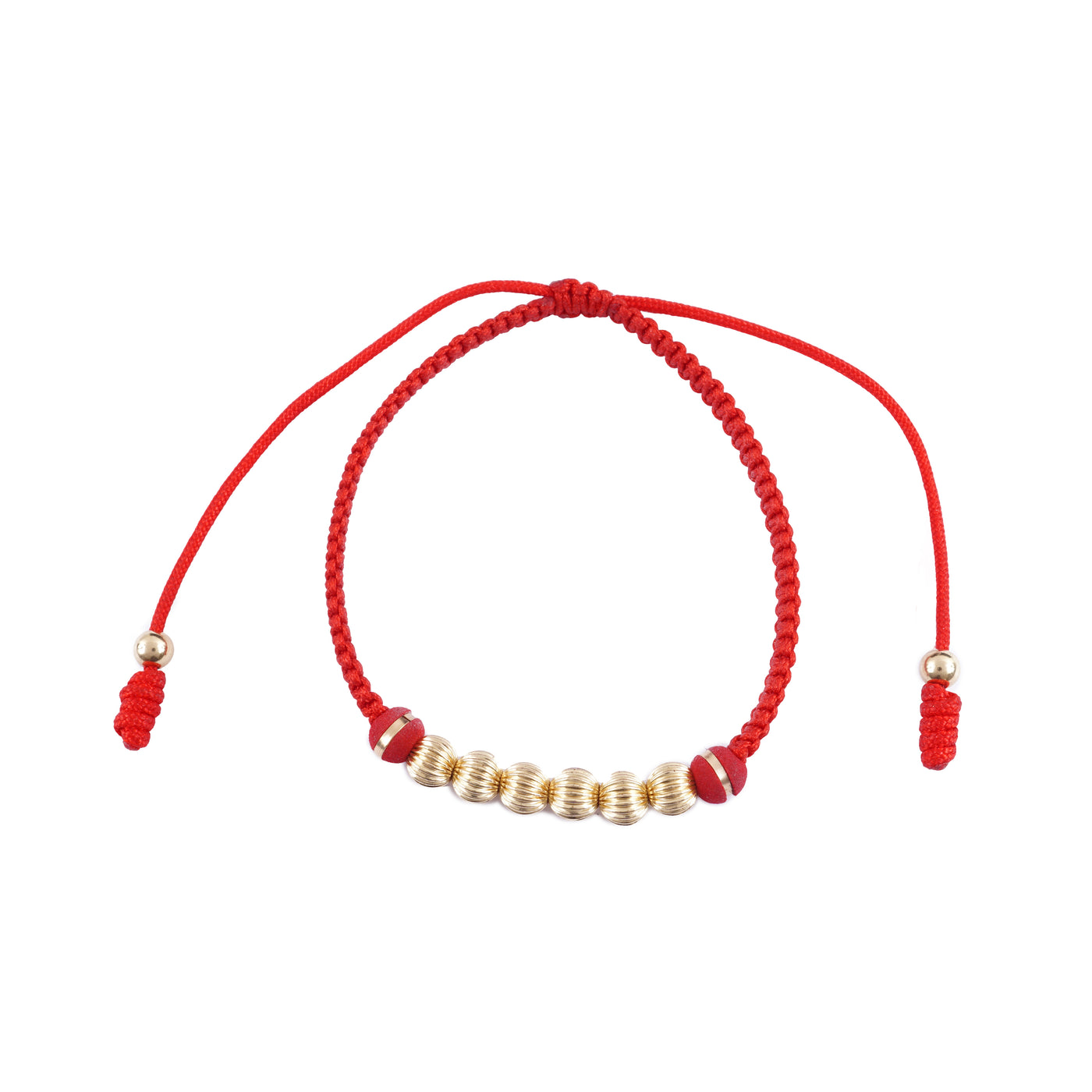 Pulsera tejida  acanalada