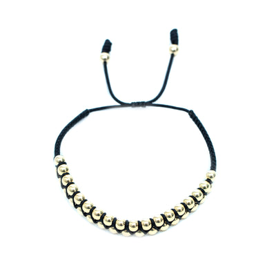 Pulsera Unisex Oro Laminado Zig Zag