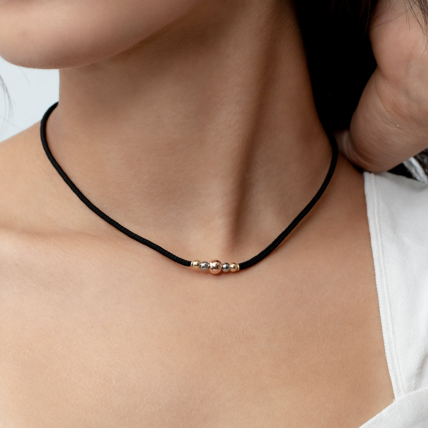 Choker cordón broche especial