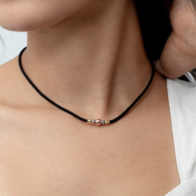 Choker cordón broche especial