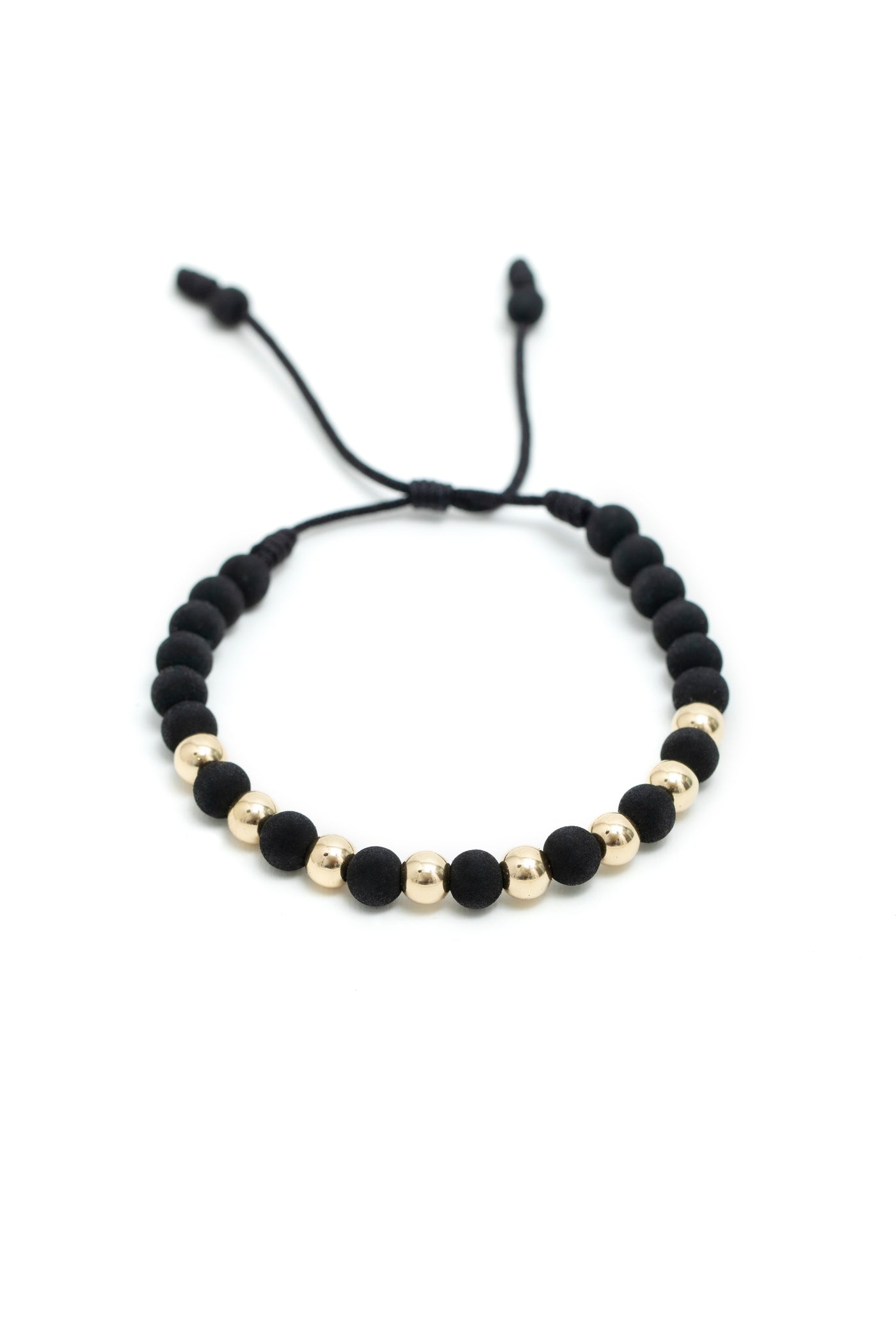 PULSERA B6MM INTERCALADO(7B) CENTRO-NEO*