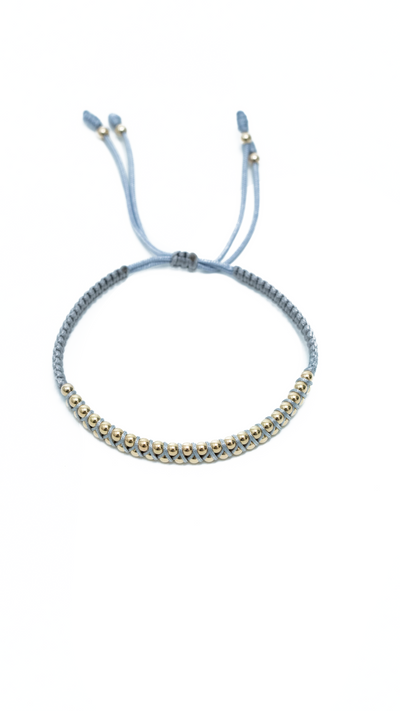 PULSERA B3MM TEJIDA ZIGZAG