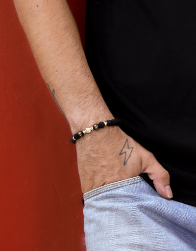 PULSERA NEO CINTA B7 ACANALADA CON B5 LADOS