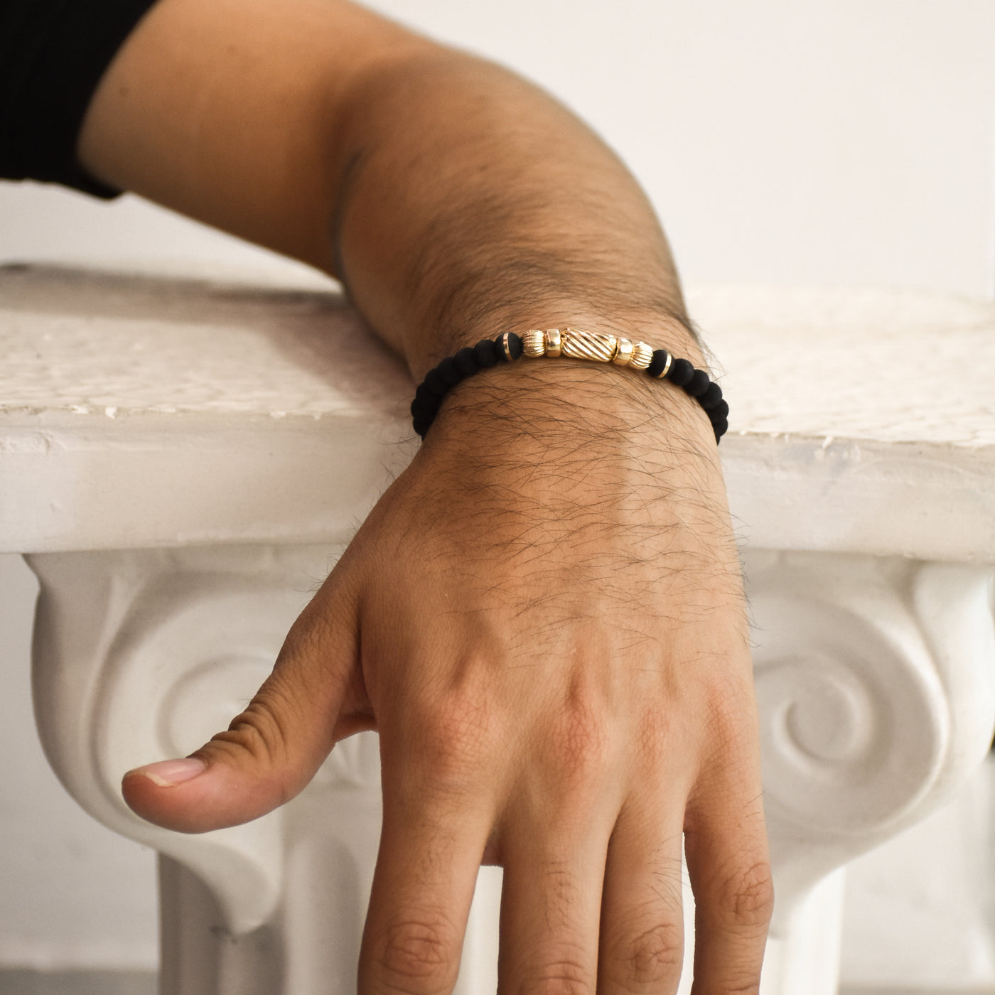 Pulsera centro spiral y b6 acanalado neo 6